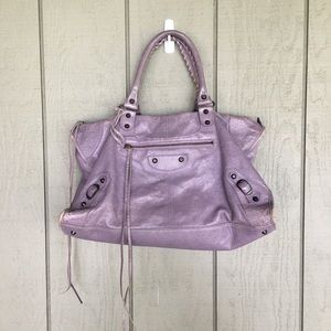 COPY - Balenciaga light purple city bag